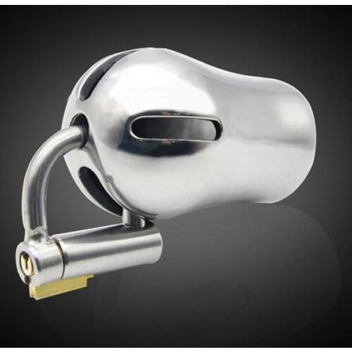 Penis Lock Sheath Piercing Stainless Steel Male Chastity Device Penis Cover Cock Cage Sex Toys For Men Erotic Adult Products