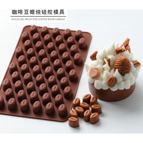 Coffee Bean Candle Mold Cake Decorating Decoration Wax Aromatherapy Candle DIY Material