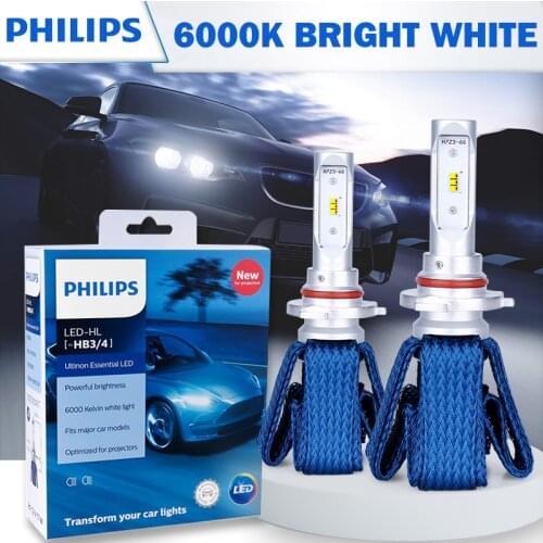HB4 LED Philips H7 9012 HIR2 9005 Ultinon Essential H4 Hi/lo LED Light H11 9006 H16 H8 LED Headlight HB3 Automobiles Auto Bulb