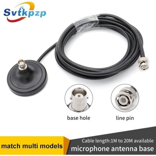 BNC(Q9) Wireless Microphone Antenna Extension Cable External Antenna Boost Signal for Microphone Frequency 590 MHz to 860 MHz