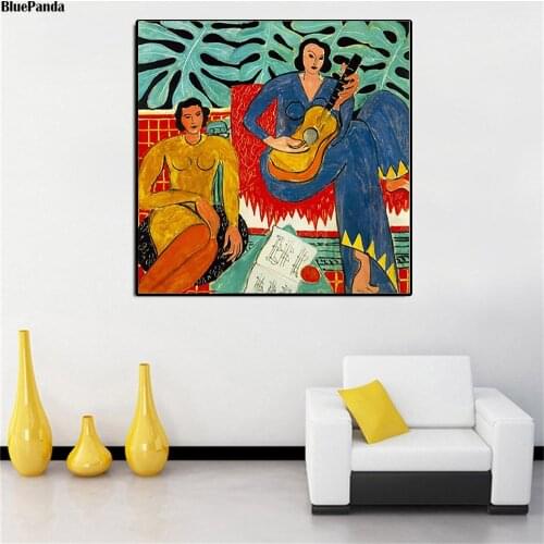 Matisses Music Poster Vintage Wall Art Canvas Prints Picture Modular Paintings For Living Room On The Wall Home Decor