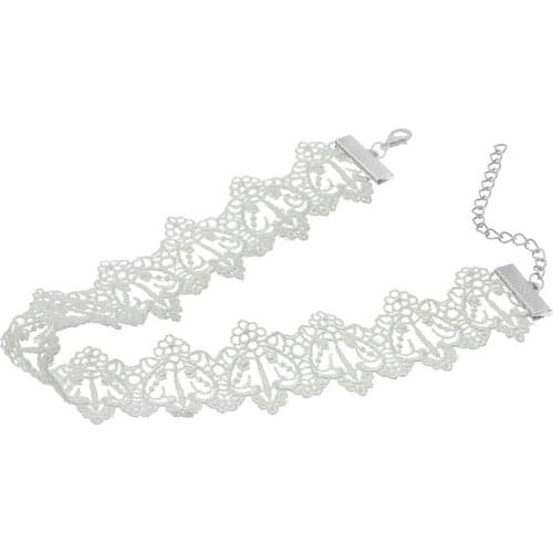 White Black Lace Choker Necklace Torques Women Collar Necklaces Jewelry Women Statement Female Jewelry Gift Free Shipping