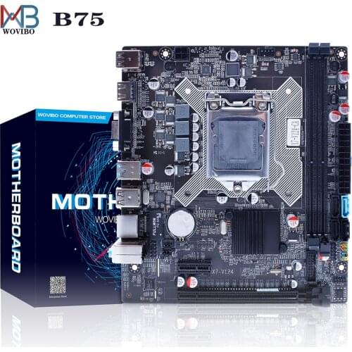 B75 Motherboard LGA 1155 DDR3 Memory SATA III USB 3.0 For Intel LGA1155 Core i7 i5 i3 Xeon CPU Computer Mainboard Placa Mae