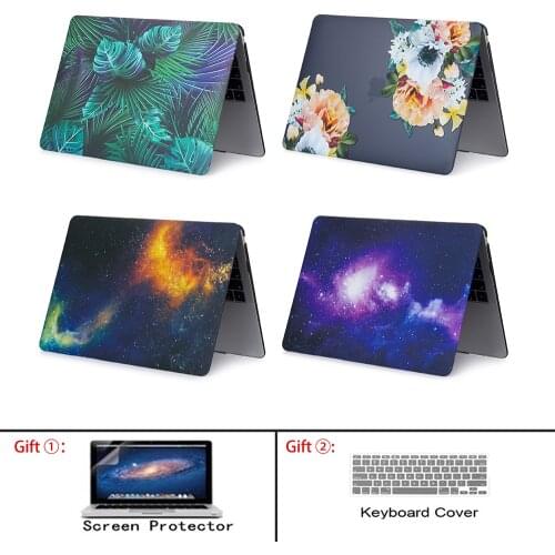 Matte Marble Laptop Case For MacBook Air Retina Pro 11 12 13.3 15 Cover New Pro 13 15.4 inch with Touch Bar ID 13 A1932 + Gift