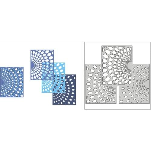 New 2021 Layering Oval Hole Arch Plate Metal Cutting Dies for DIY Scrapbooking and Card Making Decor Embossing Craft No Stamps