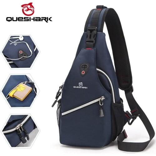 QUESHARK Professional Oxford Cloth Waterproof Camping Should Bag Multi-function Climbing Hiking Riding Gym Bag Travel Should Bag
