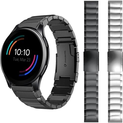 UEBN Metal Stainless steel Band For Oneplus Watch Strap for one plus WristBand Replacement Bracelet Accessories watchbands