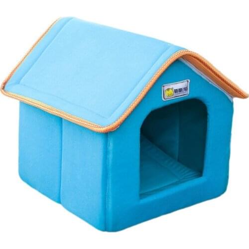 Foldable Pet House Four Seasons Universal Kennel Removable And Washable Dog Cat Bed Outdoor Pet Shelter
