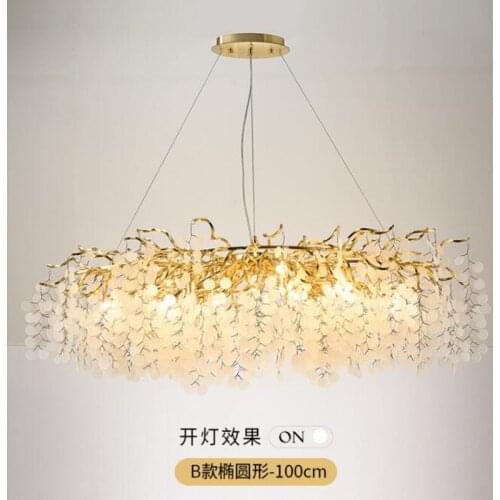 Modern Luxury Chandeliers Lighting Indoor Lamps Crystal Glass Pendant Lamp G9 for Living Room Dining Bedroom Gold Decorate Light