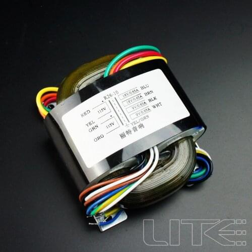 40VA 115V/230V R-core transformer For Audio (many kinds voltage for choose)