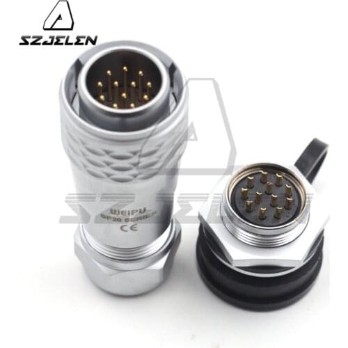 WEIPU SF20 series waterproof electrical wire connector2/3/4/5/7/9/10pin plug socketconnector automotive