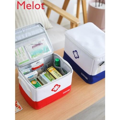 Box Household Large Capacity Portable Multi-Layer Emergency Medicine Fabric Storage Bag Medical and Medical Box Medical Kit