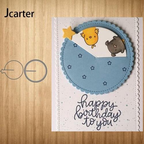 2021 New Design Metal Cutting Dies Clock Circle Craft for Scrapbooking Handmade Knife Mould Blade Punch Stencils Dies Cut Model