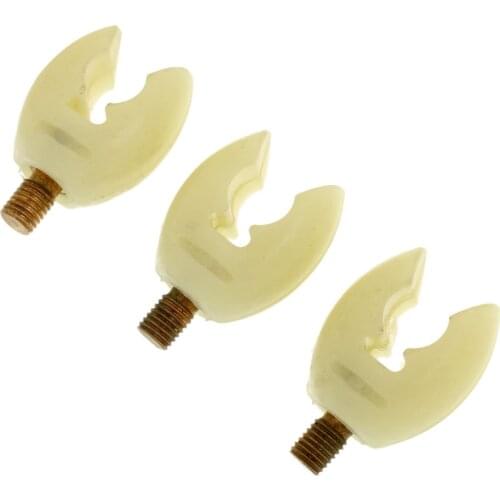 3Pcs Carp Fishing Rod Holder White Silicone Gel Fishing Rod Pod Rest Gripper