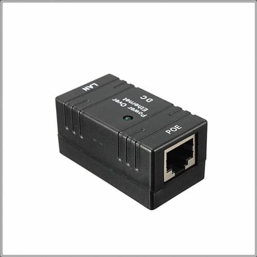 5pcs/lot POE Injector RJ45 Power Over Ethernet Switch Power Adapter POE001 for POE IP Camera
