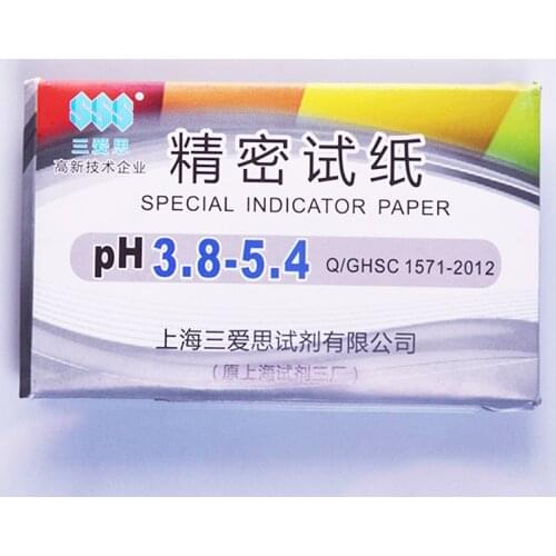 80 strips special indicator paper pH 3.8-5.4,PH test paper