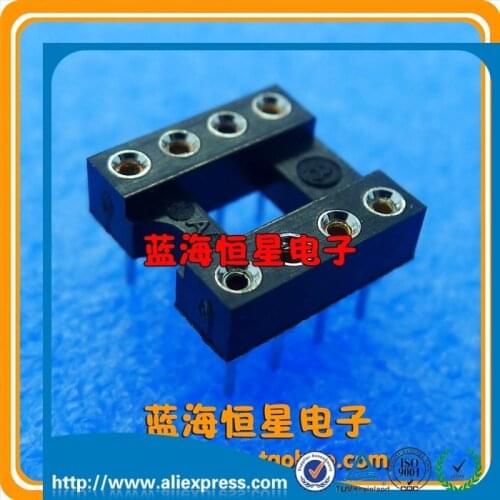 8P round hole IC socket 8P round hole chip holder DIP-8 socket DIP8
