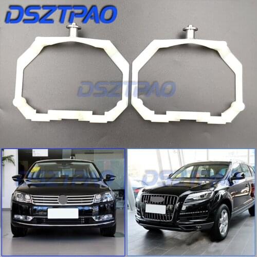 Adapter frame Head light for VW Volkswagen Magotan Audi Q7 Adaptive Frontlighting System AFS Hella 3R G5/Koito Q5Projector lens