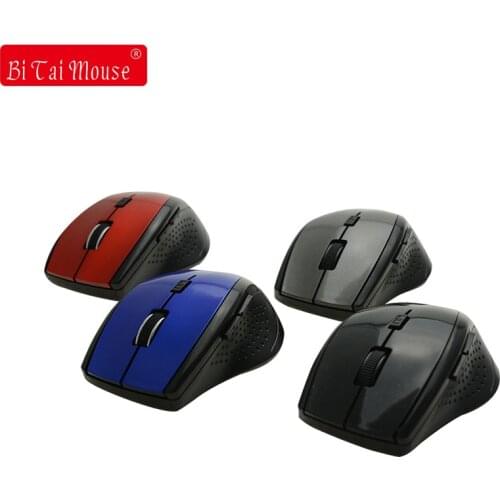 Bts-7400 2.4Ghz Wireless Optical Mouse 6 Buttons 1600DPI 18 Month Battery Life For Laptop Macbook Computer