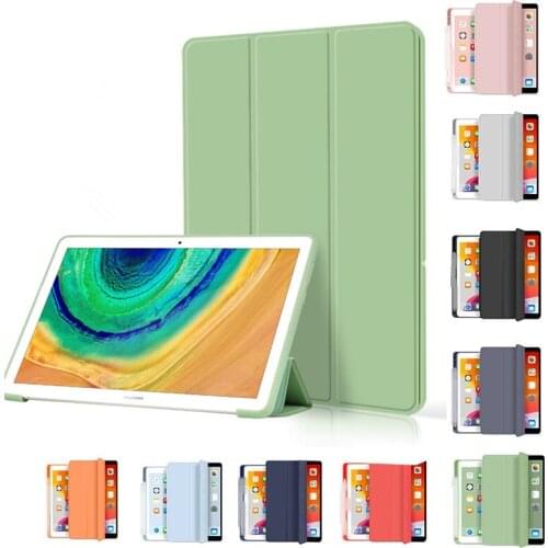 Tablets Case For Huawei Mediapad 10.4 2020 M6 10.8 8.4 Pro 10.8 Inch Skin Protect Soft Flip Silicone Cover For Mediapad M6 Pouch