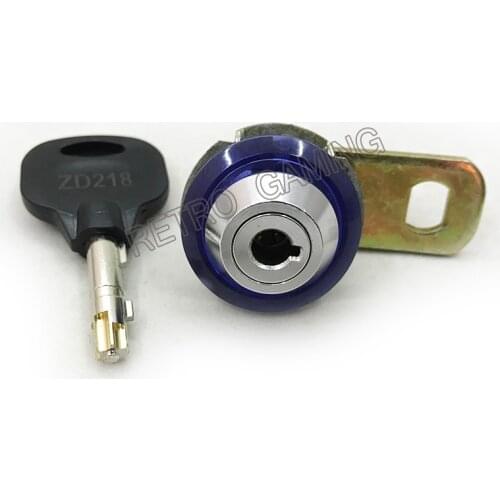 17mm 30mm Cylinder Key Circle Cam Lock Arcade Lock Tubular Key Circle Arcade Coin Door Lock Antique Cabinet Lock