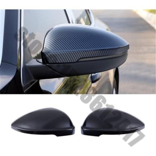 For Passat B7 B8 2011-2021 ABS Chrome Side Door Rearview Mirrors Cover Trim Rearview mirror Decoration Car styling