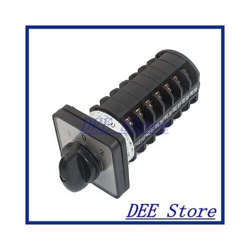 Electric 3 Position 28 Terminals Rotary Cam Changeover Switch 660V 10A