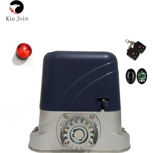 Electric sliding gate opener motor/automatic gate opener engine with 4 remote control 1 photocell 1 lamp