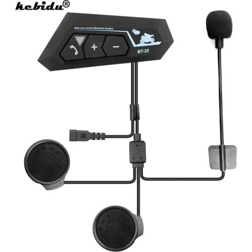 Handsfree Stereo Earphone Wireless Bluetooth 5.0 Motor Helmet Headset Motorcycle Headphones MP3 Speaker Waterproof with Mic