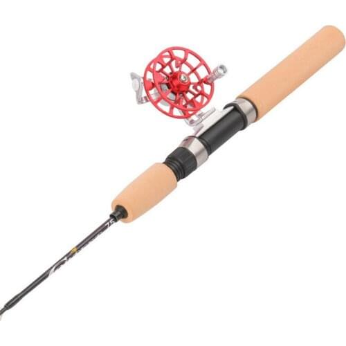 Fishing Reel Carbon Insert Type Ice Fishing Reel+ Fishing Rod For Winter Fishing Product Catego Fishing place Jianghery