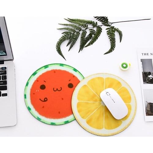 Lovely Cut Cartoon Silicone Mouse Pad Table Mat Circular Mouse Pad Creative Pers