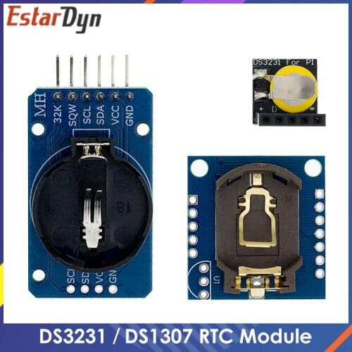 DS3231 AT24C32 IIC Module DS1307 Precision Clock Module DS1307 Memory module mini module Real Time 3.3V/5V For Raspberry Pi