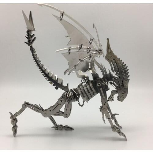 DIY Stainless Steel Metal Puzzle Model Kit Assembly Crafts - Winged Model Building Kits 2020 New