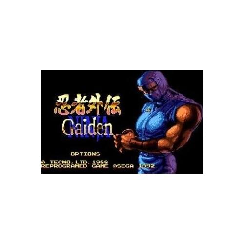 Ninja Gaiden 16 bit MD Game Card For Sega Mega Drive For Genesis