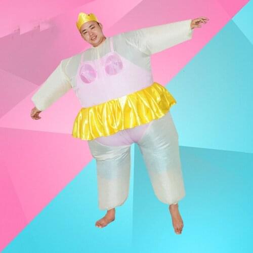 New Doll Clothing Halloween Funny Costumes for Adult Women Men Inflatable Sumo Costume for Christmas Party Clothes Doll Clothes