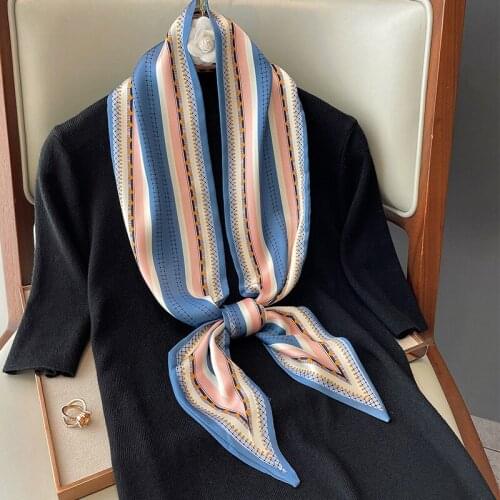 New fashion literary of small fresh and narrow long Color matching head scarf decorative scarf headband tie wrist strap bag belt
