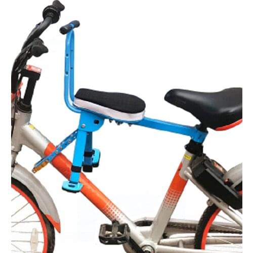 Bicycle front child seat Portable quick disassembly Front Mount Baby Kids Bicycle Carrier with Handrail for Bicycle Safety Chair