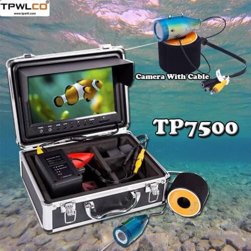 15m Fish Finder Underwater Video Fishing Camera 9inch Color Screen 1000TVL Camera With 12pcs LEDS For Ice Boat Fishing