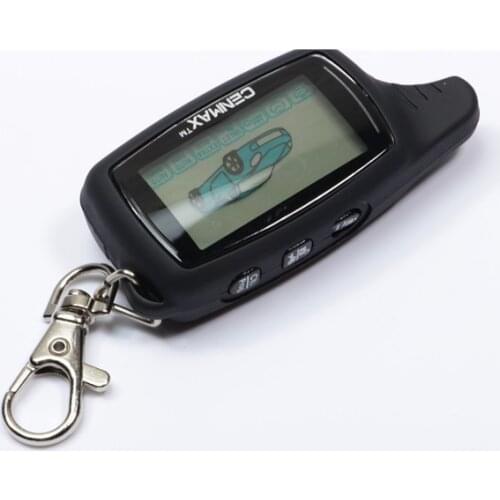 10PCS/Lot CENMAX ST-8A Russian version LCD remote control for 8A LCD keychain remote 2-way car alarm system / AM transmitter