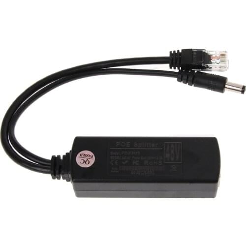 10/100M IEEE802.3at/af Power Over Ethernet PoE Splitter Adapter For IP Camera
