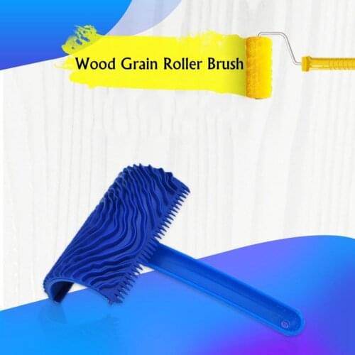 Rubber Wood Grain Tools Home Decoration Art Liquid Wallpaper Imitation Wood Graining Wall DIY Painting Tools Roller Brushes