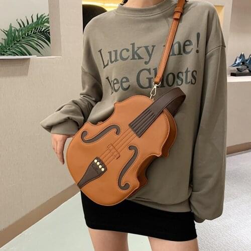 Violin Shape Purses Backpack for Women Shoulder Bag for Teenage Girls Fashion School Bag Multiple Using Mochilas Women Handbags