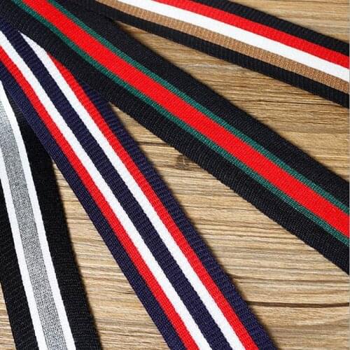 Stripe Webbing High Quality 40mm Ribbon For Handwork Apparel & Sewing Fabric Edge Accessories BBXY-0134