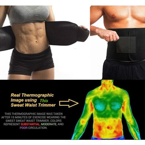 Women &Men Waist Trainer Belt Tummy Control Waist Cincher Trimmer Sauna Sweat Workout Girdle Slim Belly Band Sport Girdle