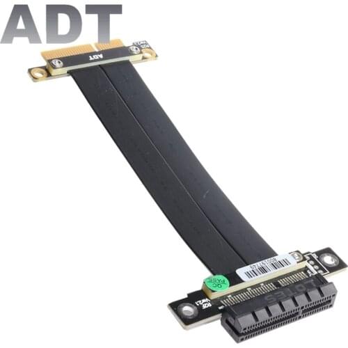 R22SF PCIe 3.0 x4 Male to Female Extension Cable PCI Express Gen3 Motherboard Graphics SSD Extender Conversion Riser Card Cable
