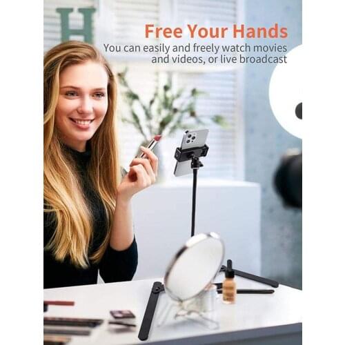 Universal Mobile Phone Holder Flexible Adjustable Cell Phone Clip Lazy Holder Home Bed Desktop Mount Bracket Smartphone Stand