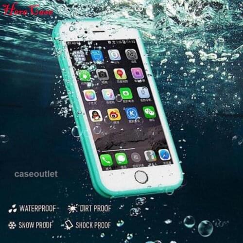 Waterproof ShockProof Dirt Proof Case Full Cover For Apple iPhone X 10 6S 8 Plus Anti-knock TPU case for iPhone 8 8 Plus iX