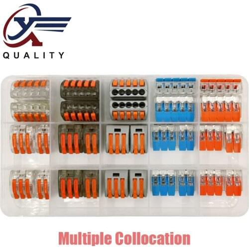 XinYa 30PCS/BOX 412 413 415 Universal Compact Wiring Conector Terminal Block Connectors Terminator Wire Connector AWG 28-12