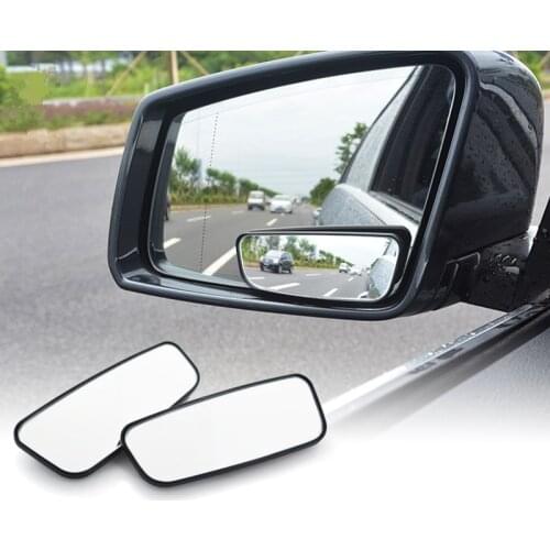 1 Pair Blind Spot Mirror Wide Angle Mirror 360 Degree Adjustable Convex Rear View Mirror Car Mirror For All Universal Vehicles