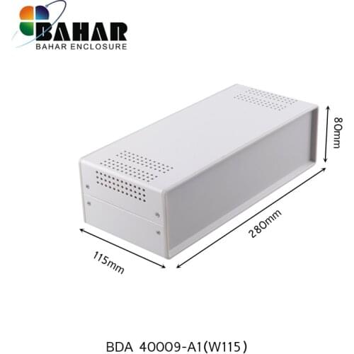 Iron electrical project housing wire connection box DIY control outlet box 280*115*80mm PCB design instrument case junction box